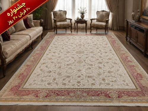 فرش ماشینی خاطره کویر کاشان 1500 شانه کد 76329