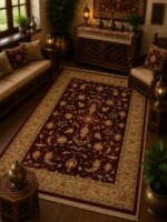 فرش پشم مکانیزه گوشت دار - کد 78294