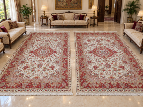 جفت 9 متری 30 رج خطیبی گل ابریشم – کد 75660